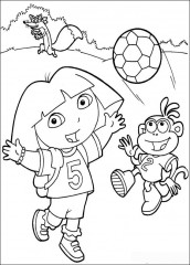 desenhos da dora para colorir e imprimir