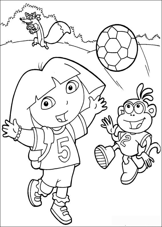 desenhos da dora para colorir e imprimir