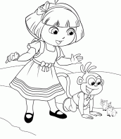 desenhos da dora para imprimir