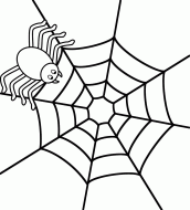 desenhos de aranha para colorir