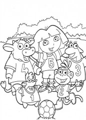 desenhos de colorir dora aventureira