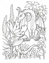 desenhos de dragao para imprimir
