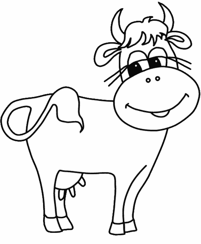 desenhos de vacas para colorir