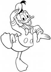 desenhos do pato donald para colorir