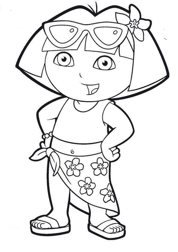 desenhos dora aventureira para imprimir