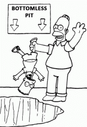 desenhos dos simpsons para colorir