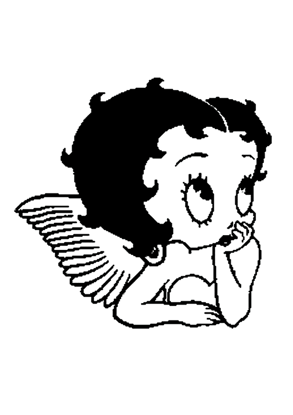 desenhos para colorir betty boop