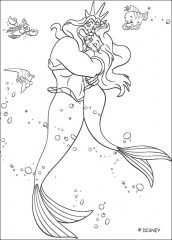 desenhos para colorir da ariel