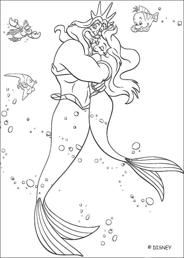 desenhos para colorir da ariel