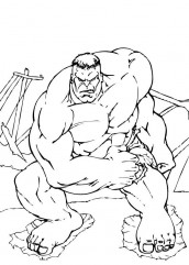 desenhos para colorir do hulk
