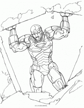 desenhos para colorir do iron man