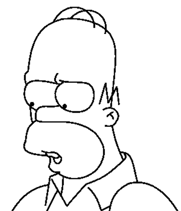 desenhos para colorir dos simpsons