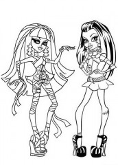 desenhos para colorir monster high