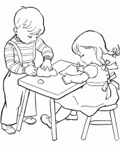 desenhos para colorir sobre escola