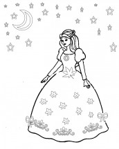 desenhos para colorir vestidos