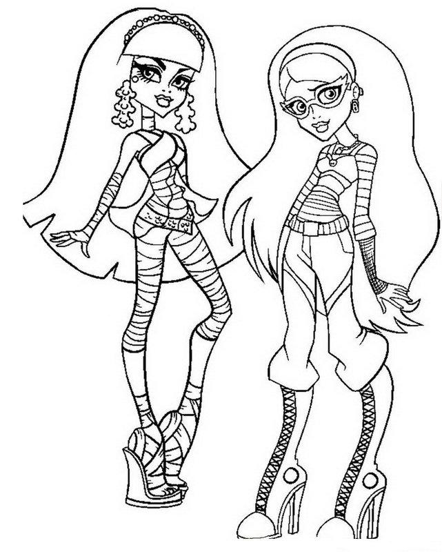 desenhos para imprimir da monster high