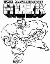 desenhos para imprimir do hulk