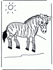 desenhos para pintar zebras