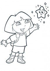 dora a aventureira jogos de colorir