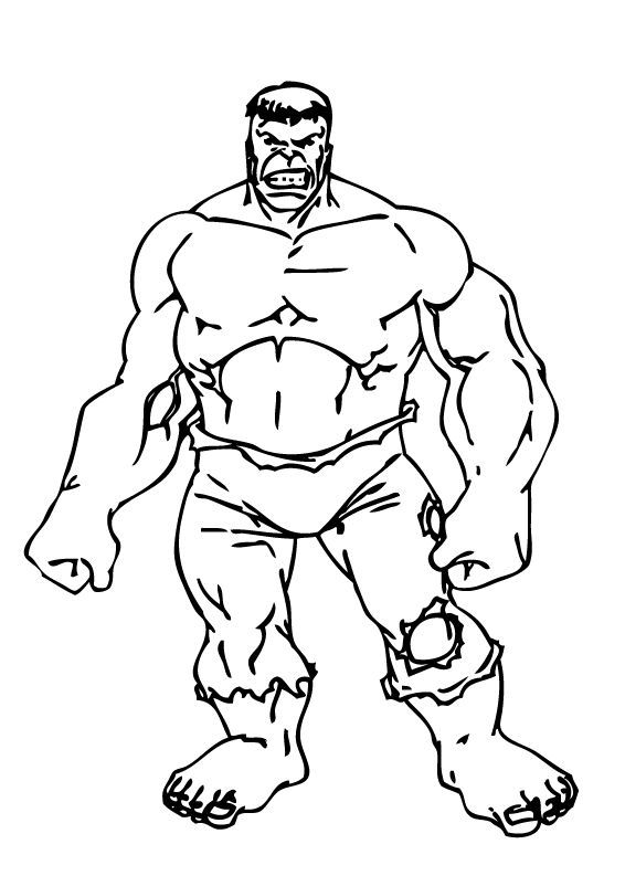 hulk para desenhar