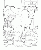 imagem de vaca para pintar