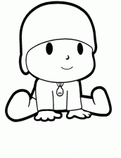 imagem do pocoyo para desenhar