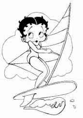 imagens da betty boop para colorir