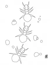 imagens de formiga para desenhar