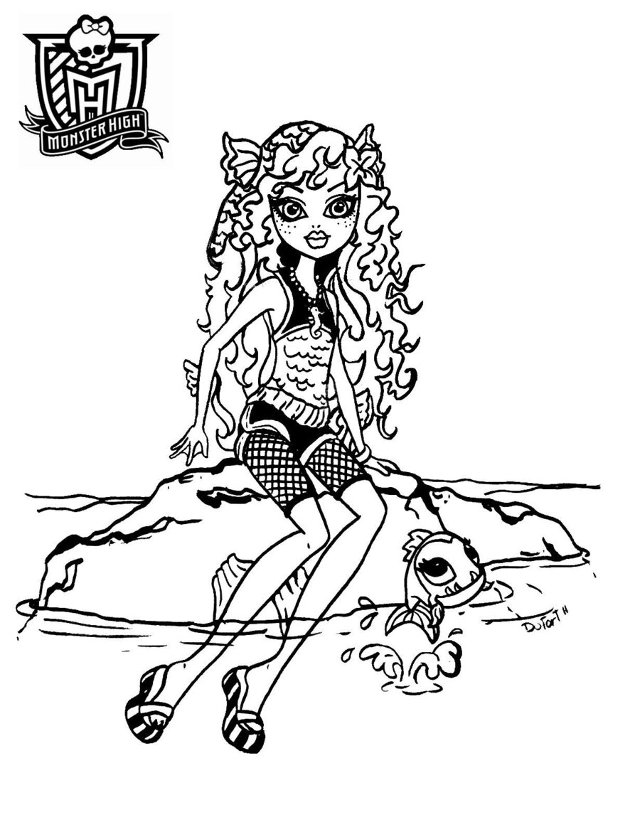 imagens monster high para colorir