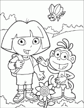 jogo de colorir dora