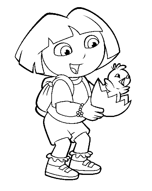 jogos de pintar a dora aventureira