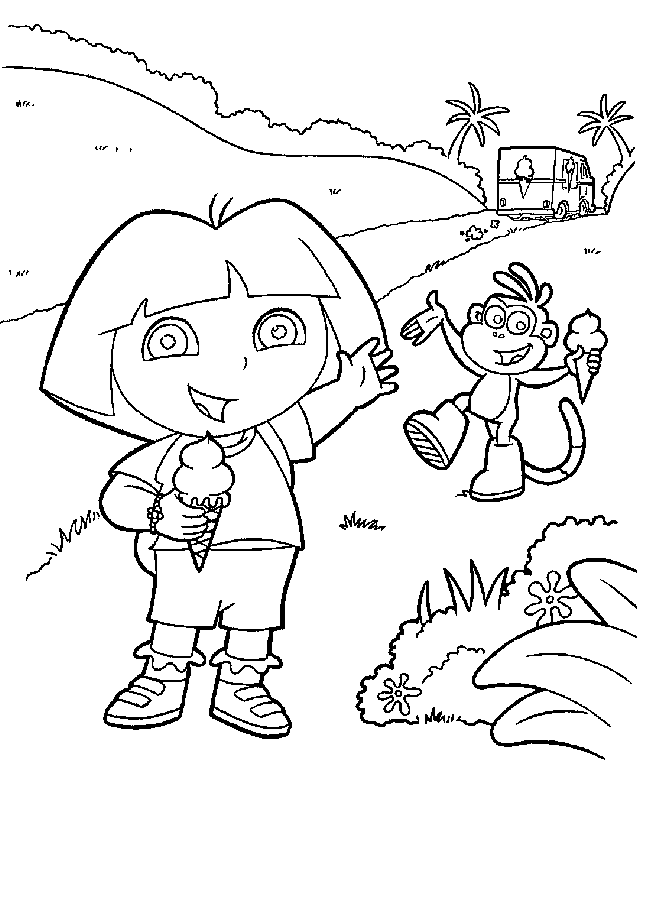 jogos de pintar de dora