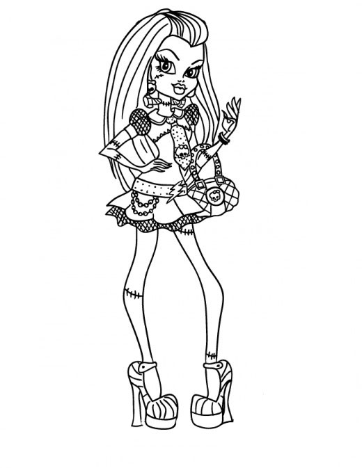 monster high para colorir