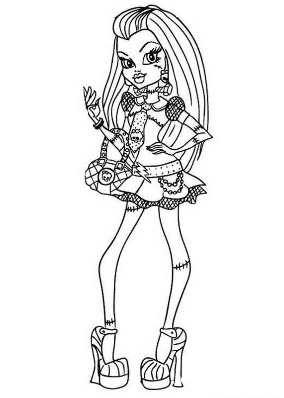 monster high para pintar