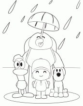 Desenho para colorir Disney Plus Maio de 2023 : Pocoyo 1