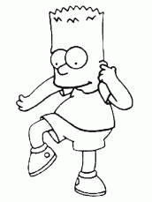 simpsons desenhos para colorir