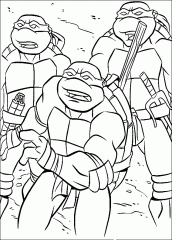 tartarugas ninja para colorir