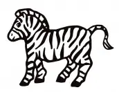 zebra para desenhar
