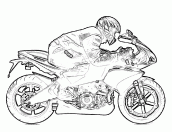 desenhos para colorir motos
