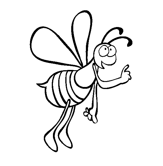 abelha para pintar