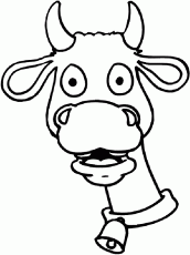 desenho de vaca para colorir