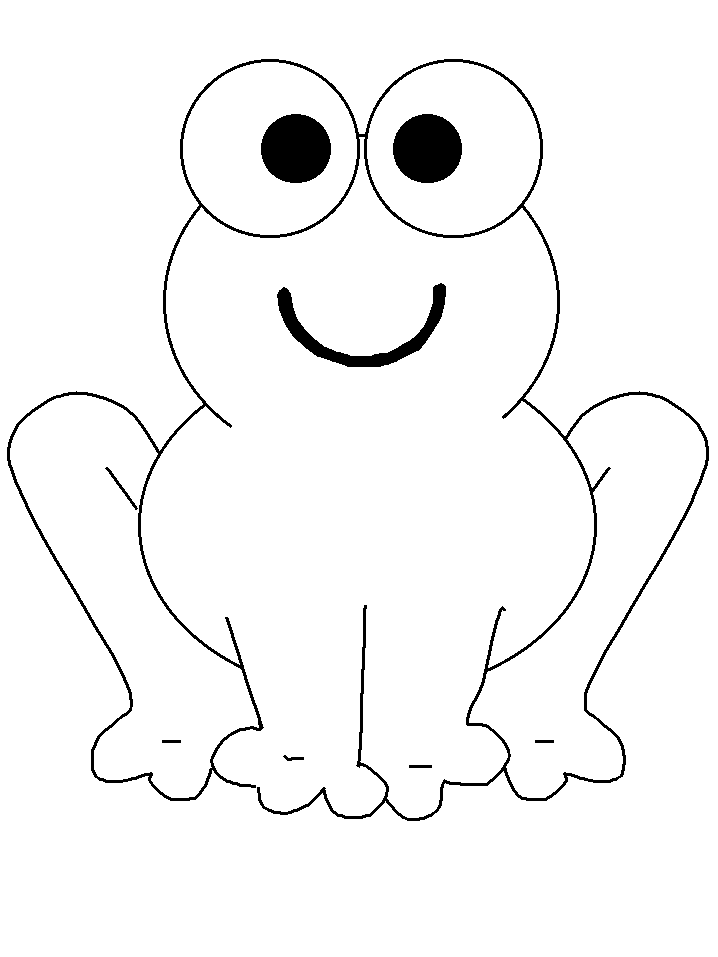 desenho para colorir sapo