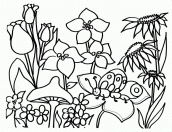 desenhos de primavera para colorir