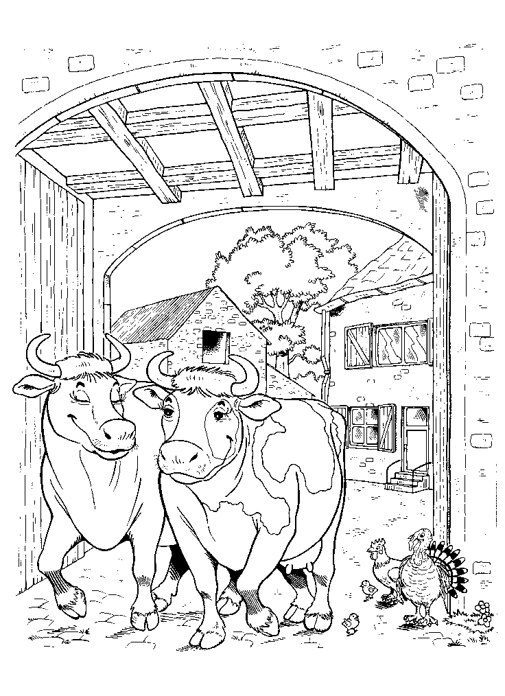 desenhos de vaca para colorir