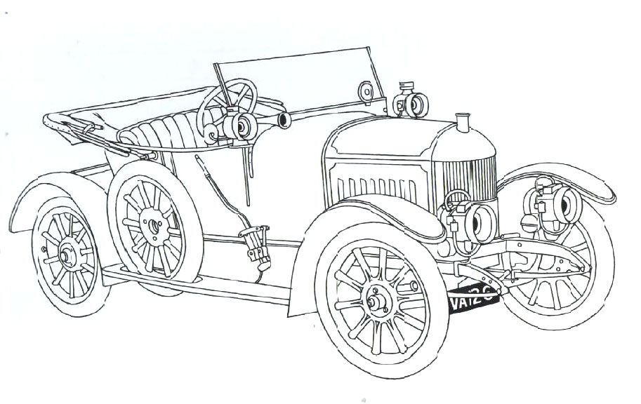 desenhos para colorir de carros