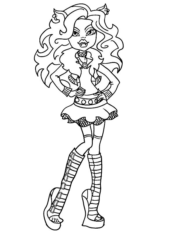 monster high desenhos para colorir