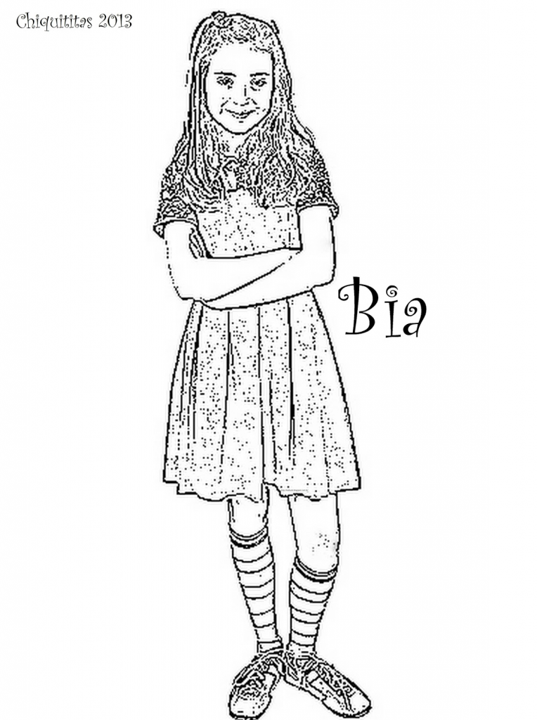 Desenhos das Chiquititas para colorir