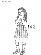 chiquititas para colorir tati