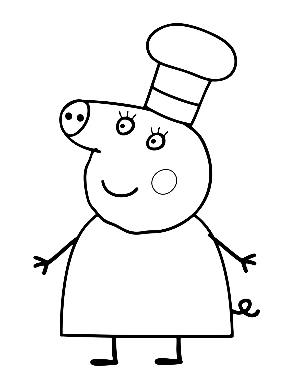 a peppa desenho para colorir