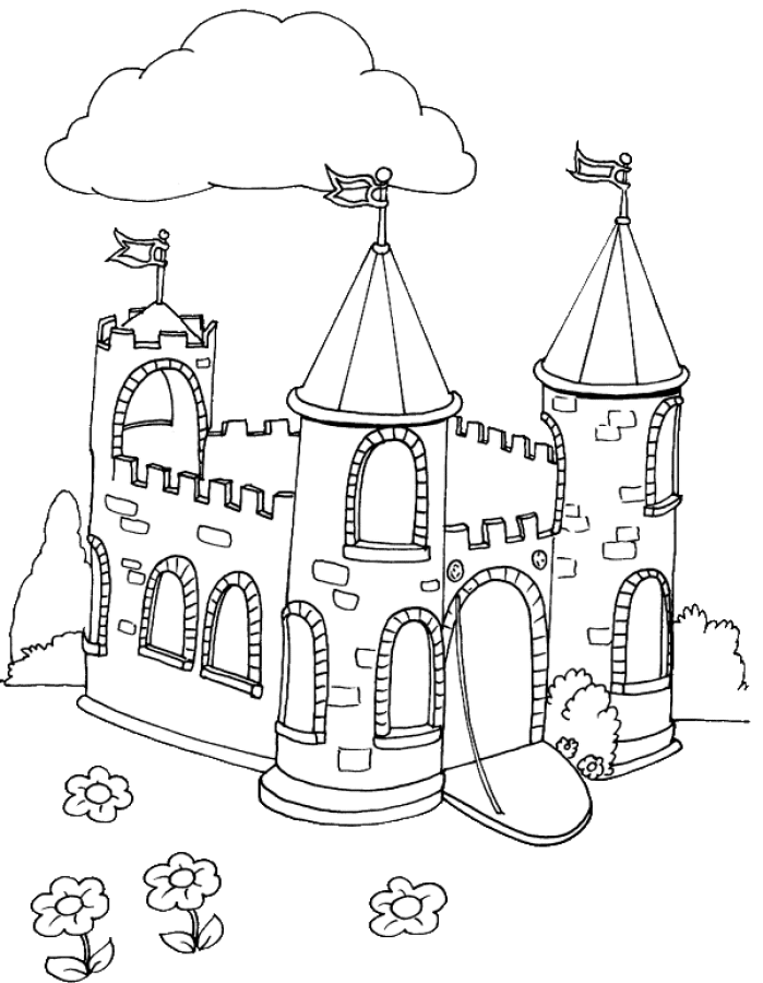 castelo lego para colorir